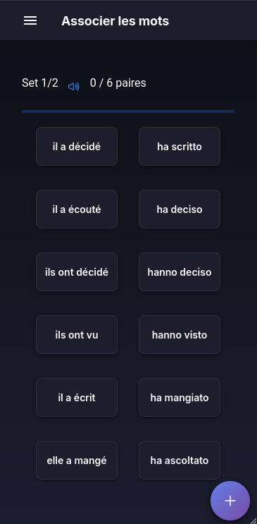 Mode apprentissage par association